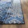 SAFAVIEH Area Rug 8×10 – Adirondack Collection – Large – Black & Silver, Moroccan Boho Design, Non-Shedding & Easy Cleaning, Ideal for Living Room, Bedroom, Office, Dining Space (ADR111C)(Blue/Black)
