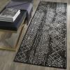 SAFAVIEH Area Rug 8×10 – Adirondack Collection – Large – Black & Silver, Moroccan Boho Design, Non-Shedding & Easy Cleaning, Ideal for Living Room, Bedroom, Office, Dining Space (ADR111C)(Black/Silver)