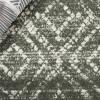 SAFAVIEH Area Rug 8×10 – Adirondack Collection – Large – Ivory & Light Blue, Geometric Trellis Pattern, Non-Shedding & Easy Cleaning, Ideal for Living Room, Bedroom, Office, Dining Space (ADR131T)(Dark Green/Ivory)