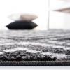 SAFAVIEH Area Rug 8×10 – Adirondack Collection – Large – Ivory & Light Blue, Geometric Trellis Pattern, Non-Shedding & Easy Cleaning, Ideal for Living Room, Bedroom, Office, Dining Space (ADR131T)(Black/Ivory)