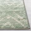 SAFAVIEH Area Rug 8×10 – Adirondack Collection – Large – Ivory & Light Blue, Geometric Trellis Pattern, Non-Shedding & Easy Cleaning, Ideal for Living Room, Bedroom, Office, Dining Space (ADR131T)(Green/Ivory)