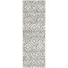 SAFAVIEH Area Rug 8×10 – Adirondack Collection – Large – Ivory & Light Blue, Geometric Trellis Pattern, Non-Shedding & Easy Cleaning, Ideal for Living Room, Bedroom, Office, Dining Space (ADR131T)(Ivory/Dark Green)