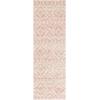 SAFAVIEH Area Rug 8×10 – Adirondack Collection – Large – Ivory & Light Blue, Geometric Trellis Pattern, Non-Shedding & Easy Cleaning, Ideal for Living Room, Bedroom, Office, Dining Space (ADR131T)(Rose/Gold)
