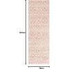 SAFAVIEH Area Rug 8×10 – Adirondack Collection – Large – Ivory & Light Blue, Geometric Trellis Pattern, Non-Shedding & Easy Cleaning, Ideal for Living Room, Bedroom, Office, Dining Space (ADR131T)(Rose/Gold)