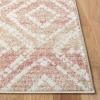 SAFAVIEH Area Rug 8×10 – Adirondack Collection – Large – Ivory & Light Blue, Geometric Trellis Pattern, Non-Shedding & Easy Cleaning, Ideal for Living Room, Bedroom, Office, Dining Space (ADR131T)(Rose/Gold)