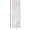 SAFAVIEH Area Rug 8×10 – Adirondack Collection – Large – Ivory & Silver, Distressed Vintage Floral Design, Non-Shedding & Easy to Clean, Ideal for Living Room, Bedroom, Dining Space (ADR109C)(Ivory/Lavander)