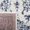 SAFAVIEH Area Rug 8×10 – Adirondack Collection – Large – Ivory & Silver, Distressed Vintage Floral Design, Non-Shedding & Easy to Clean, Ideal for Living Room, Bedroom, Dining Space (ADR109C)(Ivory/Navy)