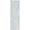 SAFAVIEH Area Rug 8×10 – Adirondack Collection – Large – Ivory & Silver, Distressed Vintage Floral Design, Non-Shedding & Easy to Clean, Ideal for Living Room, Bedroom, Dining Space (ADR109C)(Ivory/Light Blue)