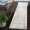 SAFAVIEH Area Rug 8×10 – Adirondack Collection – Large – Ivory & Silver, Distressed Vintage Floral Design, Non-Shedding & Easy to Clean, Ideal for Living Room, Bedroom, Dining Space (ADR109C)(Ivory/Slate)