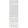 SAFAVIEH Area Rug 8×10 – Adirondack Collection – Large – Ivory & Silver, Rustic Boho Design, Non-Shedding & Easy Cleaning, Ideal for Living Room, Bedroom, Office, Dining Space (ADR107B)(Ivory/Slate)
