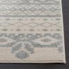 SAFAVIEH Area Rug 8×10 – Adirondack Collection – Large – Ivory & Silver, Rustic Boho Design, Non-Shedding & Easy Cleaning, Ideal for Living Room, Bedroom, Office, Dining Space (ADR107B)(Ivory/Slate)