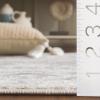 SAFAVIEH Area Rug 8×10 – Adirondack Collection – Large – Ivory & Silver, Rustic Boho Design, Non-Shedding & Easy Cleaning, Ideal for Living Room, Bedroom, Office, Dining Space (ADR107B)(Ivory/Silver)
