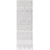 SAFAVIEH Area Rug 8×10 – Adirondack Collection – Large – Ivory & Silver, Rustic Boho Design, Non-Shedding & Easy Cleaning, Ideal for Living Room, Bedroom, Office, Dining Space (ADR107B)(Ivory/Silver)