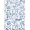 SAFAVIEH Area Rug 8×10 – Amelia Collection – Large – Blue & Grey, Modern Design, Non-Shedding & Easy Cleaning, Ideal for Living Room, Bedroom, Office, Dining Space (ALA786M)(Ivory/Blue)