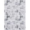 SAFAVIEH Area Rug 8×10 – Amelia Collection – Large – Blue & Grey, Modern Design, Non-Shedding & Easy Cleaning, Ideal for Living Room, Bedroom, Office, Dining Space (ALA786M)(Grey/Charcoal)