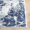 SAFAVIEH Area Rug 8×10 – Amelia Collection – Large – Grey & Ivory, Modern Design, Non-Shedding & Easy Cleaning, Ideal for Living Room, Bedroom, Office, Dining Space (ALA705G)(Ivory/Navy)