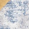 SAFAVIEH Area Rug 8×10 – Amelia Collection – Large – Grey & Ivory, Modern Design, Non-Shedding & Easy Cleaning, Ideal for Living Room, Bedroom, Office, Dining Space (ALA705G)(Dark Blue/Grey)