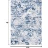 SAFAVIEH Area Rug 8×10 – Amelia Collection – Large – Grey & Ivory, Modern Design, Non-Shedding & Easy Cleaning, Ideal for Living Room, Bedroom, Office, Dining Space (ALA705G)(Navy/Grey)