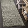 SAFAVIEH Area Rug 8×10 – Arizona Shag Collection – Large – Ivory & Beige, Moroccan Boho Design, Non-Shedding & Easy to Clean, Ideal for Living Room, Bedroom, Dining Space (ASG741A)(Brown/Ivory)