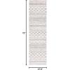 SAFAVIEH Area Rug 8×10 – Arizona Shag Collection – Large – Ivory & Beige, Moroccan Boho Design, Non-Shedding & Easy to Clean, Ideal for Living Room, Bedroom, Dining Space (ASG741A)(Ivory/Grey)