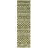 SAFAVIEH Area Rug 8×10 – Arizona Shag Collection – Large – Ivory & Beige, Moroccan Boho Design, Non-Shedding & Easy to Clean, Ideal for Living Room, Bedroom, Dining Space (ASG741A)(Green/Ivory)