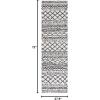 SAFAVIEH Area Rug 8×10 – Arizona Shag Collection – Large – Ivory & Beige, Moroccan Boho Design, Non-Shedding & Easy to Clean, Ideal for Living Room, Bedroom, Dining Space (ASG741A)(Ivory/Black)