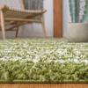 SAFAVIEH Area Rug 8×10 – Arizona Shag Collection – Large – Ivory & Beige, Moroccan Boho Design, Non-Shedding & Easy to Clean, Ideal for Living Room, Bedroom, Dining Space (ASG741A)(Green/Ivory)