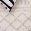 SAFAVIEH Area Rug 8×10 – Arizona Shag Collection – Large – Ivory & Beige, Moroccan Boho Design, Non-Shedding & Easy to Clean, Ideal for Living Room, Bedroom, Dining Space (ASG741A)(Ivory/Beige)
