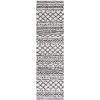 SAFAVIEH Area Rug 8×10 – Arizona Shag Collection – Large – Ivory & Beige, Moroccan Boho Design, Non-Shedding & Easy to Clean, Ideal for Living Room, Bedroom, Dining Space (ASG741A)(Ivory/Black)