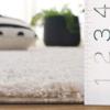 SAFAVIEH Area Rug 8×10 – Arizona Shag Collection – Large – Ivory & Beige, Moroccan Boho Design, Non-Shedding & Easy to Clean, Ideal for Living Room, Bedroom, Dining Space (ASG741A)(Ivory/Beige)