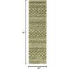 SAFAVIEH Area Rug 8×10 – Arizona Shag Collection – Large – Ivory & Beige, Moroccan Boho Design, Non-Shedding & Easy to Clean, Ideal for Living Room, Bedroom, Dining Space (ASG741A)(Green/Ivory)