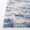 SAFAVIEH Area Rug 8×10 – Berber Shag Collection – Large – Grey Blue & Cream, Non-Shedding & Easy to Clean, Ideal for Living Room, Bedroom, Dining Space (BER219G)(Beige/Blue)