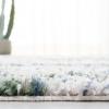 SAFAVIEH Area Rug 8×10 – Berber Shag Collection – Large – Grey Blue & Cream, Non-Shedding & Easy to Clean, Ideal for Living Room, Bedroom, Dining Space (BER219G)(Green/Beige)