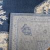 SAFAVIEH Area Rug 8×10 – Brentwood Collection – Large – Navy & Cream, Medallion Distressed Design, Non-Shedding & Easy Cleaning, Ideal for Living Room, Bedroom, Dining Space (BNT865N)(Navy/Creme)