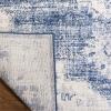 SAFAVIEH Area Rug 8×10 – Brentwood Collection – Large – Navy & Cream, Medallion Distressed Design, Non-Shedding & Easy Cleaning, Ideal for Living Room, Bedroom, Dining Space (BNT865N)(Ivory/Navy)