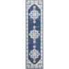 SAFAVIEH Area Rug 8×10 – Brentwood Collection – Large – Navy & Cream, Medallion Distressed Design, Non-Shedding & Easy Cleaning, Ideal for Living Room, Bedroom, Dining Space (BNT865N)(Navy/Creme)