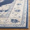 SAFAVIEH Area Rug 8×10 – Brentwood Collection – Large – Navy & Cream, Medallion Distressed Design, Non-Shedding & Easy Cleaning, Ideal for Living Room, Bedroom, Dining Space (BNT865N)(Navy/Creme)