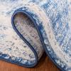SAFAVIEH Area Rug 8×10 – Brentwood Collection – Large – Navy & Cream, Medallion Distressed Design, Non-Shedding & Easy Cleaning, Ideal for Living Room, Bedroom, Dining Space (BNT865N)(Ivory/Navy)