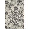 SAFAVIEH Area Rug 8×10 – Evoke Collection – Large – Grey & Gold, Floral Design, Non-Shedding & Easy Cleaning, Ideal for Living Room, Bedroom, Office, Dining Space (EVK236P)(Grey/Black)