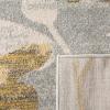 SAFAVIEH Area Rug 8×10 – Evoke Collection – Large – Grey & Gold, Floral Design, Non-Shedding & Easy Cleaning, Ideal for Living Room, Bedroom, Office, Dining Space (EVK236P)(Grey/Gold)