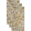 SAFAVIEH Area Rug 8×10 – Evoke Collection – Large – Grey & Gold, Floral Design, Non-Shedding & Easy Cleaning, Ideal for Living Room, Bedroom, Office, Dining Space (EVK236P)(Grey/Gold)