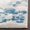 SAFAVIEH Area Rug 8×10 – Evoke Collection – Large – Grey & Gold, Floral Design, Non-Shedding & Easy Cleaning, Ideal for Living Room, Bedroom, Office, Dining Space (EVK236P)(Grey/Light Blue)