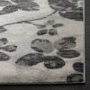SAFAVIEH Area Rug 8×10 – Evoke Collection – Large – Grey & Gold, Floral Design, Non-Shedding & Easy Cleaning, Ideal for Living Room, Bedroom, Office, Dining Space (EVK236P)(Grey/Black)