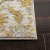 SAFAVIEH Area Rug 8×10 – Evoke Collection – Large – Ivory & Gold, Shabby Chic Oriental Design, Non-Shedding & Easy Cleaning, Ideal for Living Room, Bedroom, Office, Dining Space (EVK238S)(Ivory/Gold)