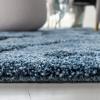 SAFAVIEH Area Rug 8×10 – Florida Shag Collection – Large – Cream & Blue, Scroll Design, Non-Shedding & Easy to Clean, High-Low Plush Pile, Ideal for Living Room, Bedroom, Dining Space (SG455-1165)(Light Blue/Cream)