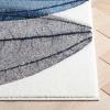SAFAVIEH Area Rug 8×10 – Hollywood Collection – Large – Ivory & Blue, Mid-Century Modern Design, Non-Shedding & Easy Cleaning, Ideal for Living Room, Bedroom, Office, Dining Space (HLW703A)(Ivory/Blue)