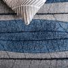 SAFAVIEH Area Rug 8×10 – Hollywood Collection – Large – Ivory & Blue, Mid-Century Modern Design, Non-Shedding & Easy Cleaning, Ideal for Living Room, Bedroom, Office, Dining Space (HLW703A)(Ivory/Blue)
