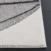 SAFAVIEH Area Rug 8×10 – Hollywood Collection – Large – Ivory & Blue, Mid-Century Modern Design, Non-Shedding & Easy Cleaning, Ideal for Living Room, Bedroom, Office, Dining Space (HLW703A)(Ivory/Grey)
