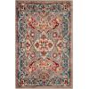 SAFAVIEH Area Rug 8×10 – Kashan Collection – Large – Ivory & Taupe, Traditional Oriental Design, Non-Shedding & Easy Cleaning, Ideal for Living Room, Bedroom, Office, Dining Space (KSN307A)(Taupe/Blue)