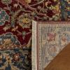 SAFAVIEH Area Rug 8×10 – Kashan Collection – Large – Ivory & Taupe, Traditional Oriental Design, Non-Shedding & Easy Cleaning, Ideal for Living Room, Bedroom, Office, Dining Space (KSN307A)(Red/Blue)